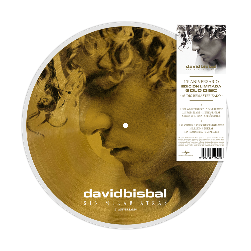 Sin Mirar Atrás (Edición 15º Aniversario) - Vinilo (Edición Limitada Color Oro Picture Disc)