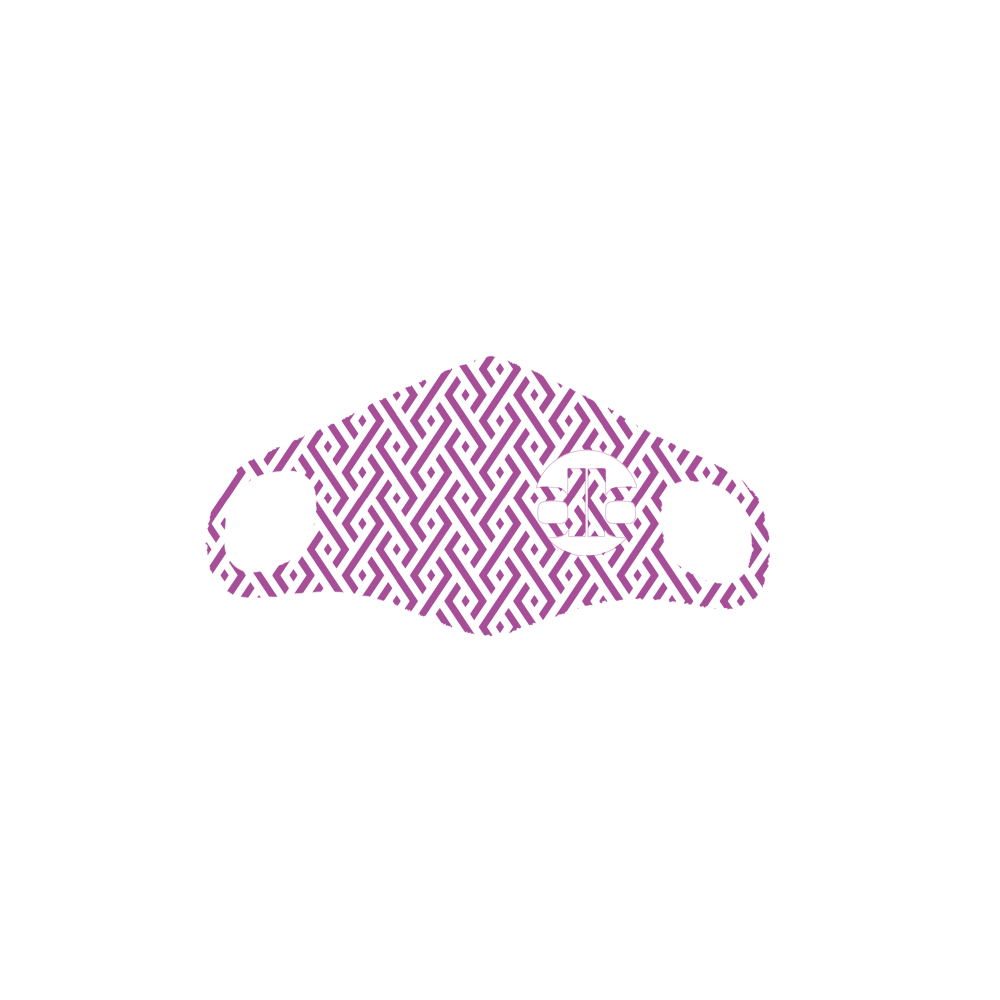 Mascarilla DB greca rosa