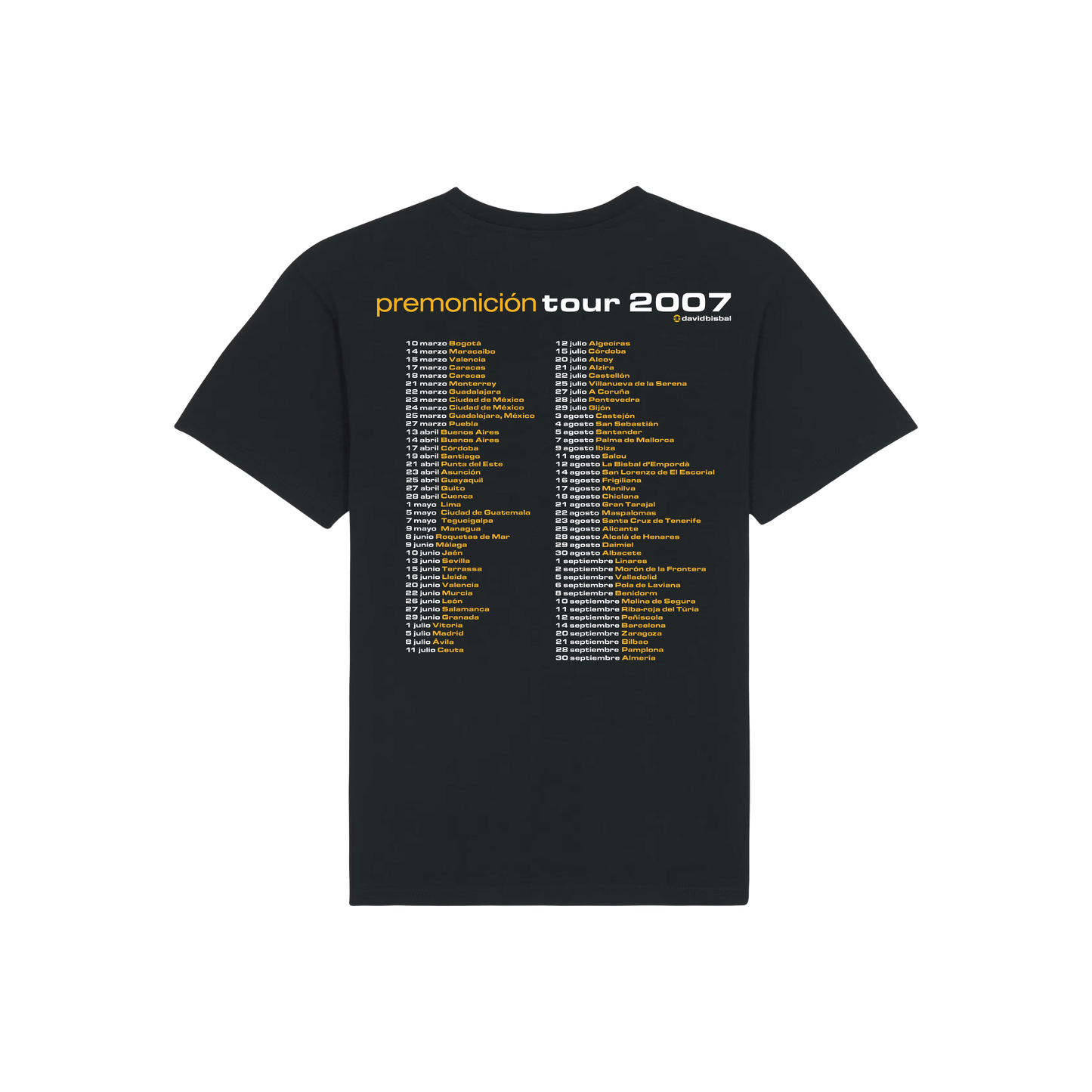 Camiseta Premonición Tour